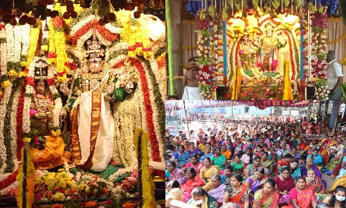 திருவொற்றியூரில் வடிவுடையம்மன் கோவில் திருக்கல்யாணத்தில் ஆயிரக்கணக்கான பக்தர்கள் தரிசனம்