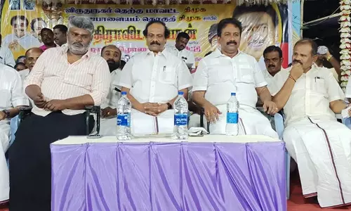 7-வது நிகழ்ச்சியாக நடந்த சாதனை விளக்க பொதுக்கூட்டத்தில் எம்.எல்.ஏ. பங்கேற்பு