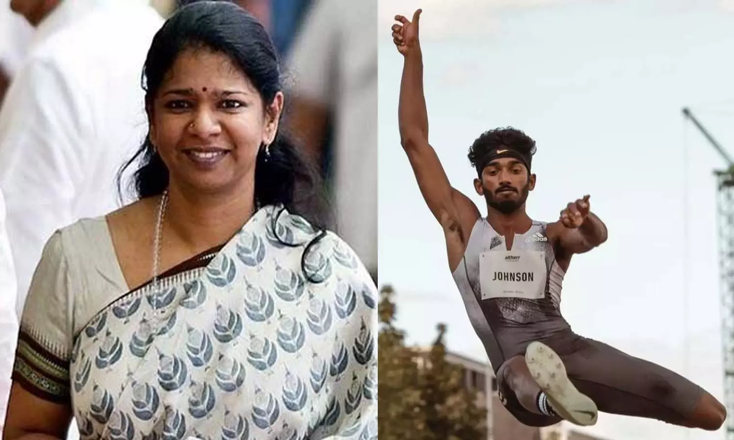 2-வது இந்தியன் ஓபன் ஜம்ப்ஸ் போட்டி: புதிய சாதனை படைத்த தூத்துக்குடி தடகள வீரருக்கு கனிமொழி பாராட்டு