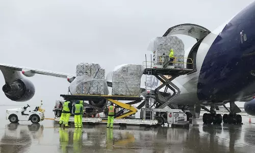 சென்னை விமான நிலையத்தில் சரக்கு இறக்குமதி குறைந்தது: அதிகாரிகள் தகவல்