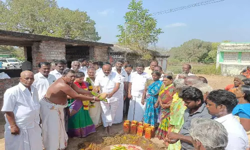 ரூ.2 கோடியில் திரவுபதி அம்மன் கோவில் கட்ட பூமி பூஜை