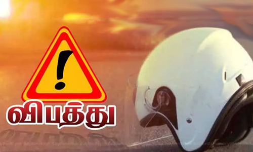 மோட்டார் சைக்கிள் மீது லாரி மோதி வாலிபர் பலி