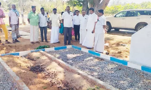 திட்டப்பணிகள் குறித்து காங்கிரஸ் எம்.பி. ஆய்வு