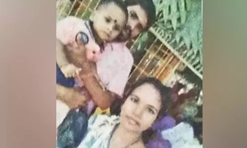 வரதட்சணை கேட்டு கொடுமை- 1 வயது குழந்தையை உடலில் கட்டி ஏரியில் குதித்து கர்ப்பிணி தற்கொலை