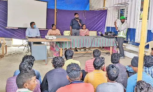 நெல்லையில் கட்டுமான பணி இடங்களில் விபத்துகளை தடுக்க பாதுகாப்பு விழிப்புணர்வு பயிற்சி