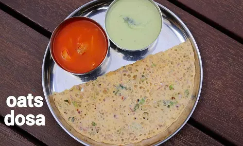 உடல் எடையை குறைக்க உதவும் ஓட்ஸ் வெங்காய தோசை