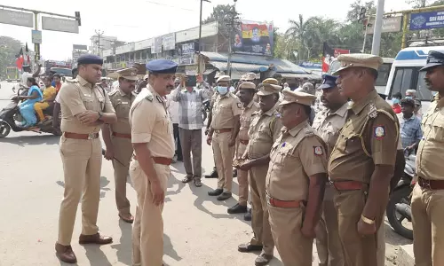 பண்ருட்டியில் வடக்கு மண்டல ஐ.ஜி. நேரில் ஆய்வு