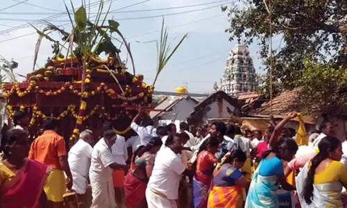 சென்றாயப் பெருமாள் கோவில் திருத்தேர் வெள்ளோட்டம்