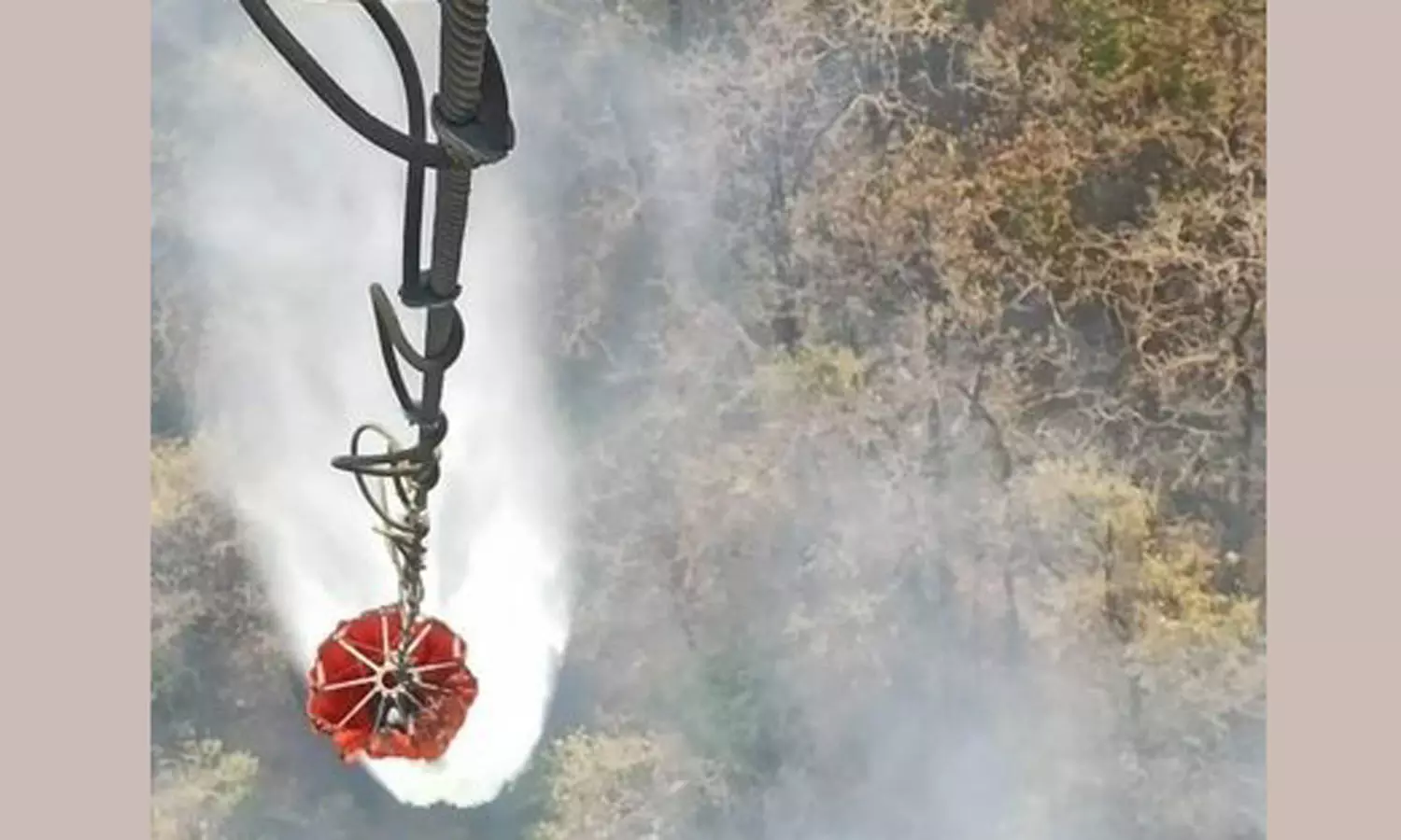 பற்றி எரியும் காட்டுத்தீ - கோவாவில் களமிறங்கிய இந்திய விமானப் படை