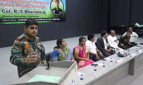 அக்னிபாத் திட்டத்தில் தேசிய மாணவர் படை, விளையாட்டு வீரர்களுக்கு சிறப்பு சலுகை - ராணுவ அதிகாரி பரத்வாஜ் தகவல்