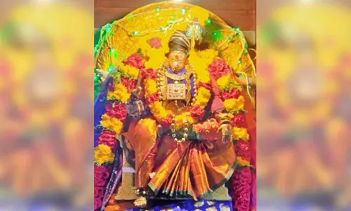 வேதாரண்யம் கோவிலில், மீனாட்சி அம்மன் வீதி உலா