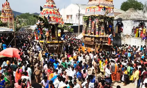 தீர்த்தமலை தீர்த்தகிரீஸ்வரர் கோவில் தேரோட்டம்
