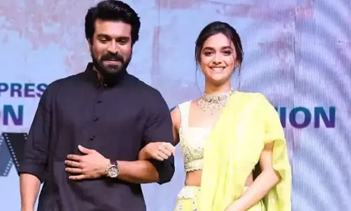 ராம் சரணுடன் நடனம் ஆடிய வீடியோவை பகிர்ந்து வாழ்த்து தெரிவித்த கீர்த்தி சுரேஷ்