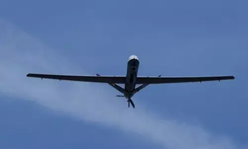 அமெரிக்க டிரோன் மீது ரஷிய போர் விமானம் மோதல்