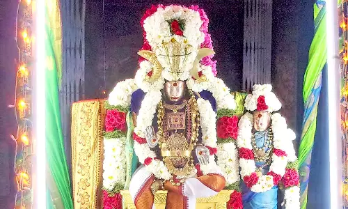 வேதாரண்யம் வேதாரண்யேஸ்வரர் கோவிலில் ஊஞ்சல் உற்சவம்