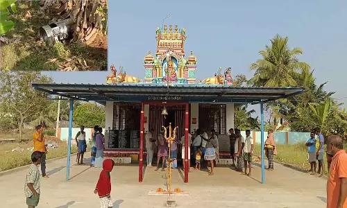 2 கோவில்களின் பூட்டை உடைத்து நகை, வெள்ளி பொருட்கள் திருட்டு