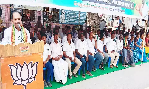 மாநகராட்சி நிர்வாகத்தை கண்டித்து பா.ஜ.க.வினர் உண்ணாவிரதம்