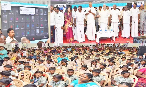 கல்விக்கு ரூ.800 கோடி நிதி ஒதுக்கி சாதனை படைத்தவர் மு.க.ஸ்டாலின்- அமைச்சர் ஐ.பெரியசாமி புகழாரம்