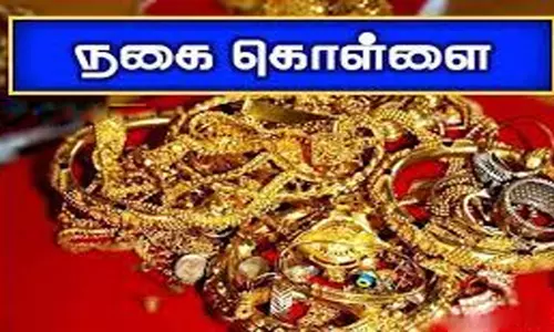 வீட்டில் இருந்த தங்க நகைகள் கொள்ளை