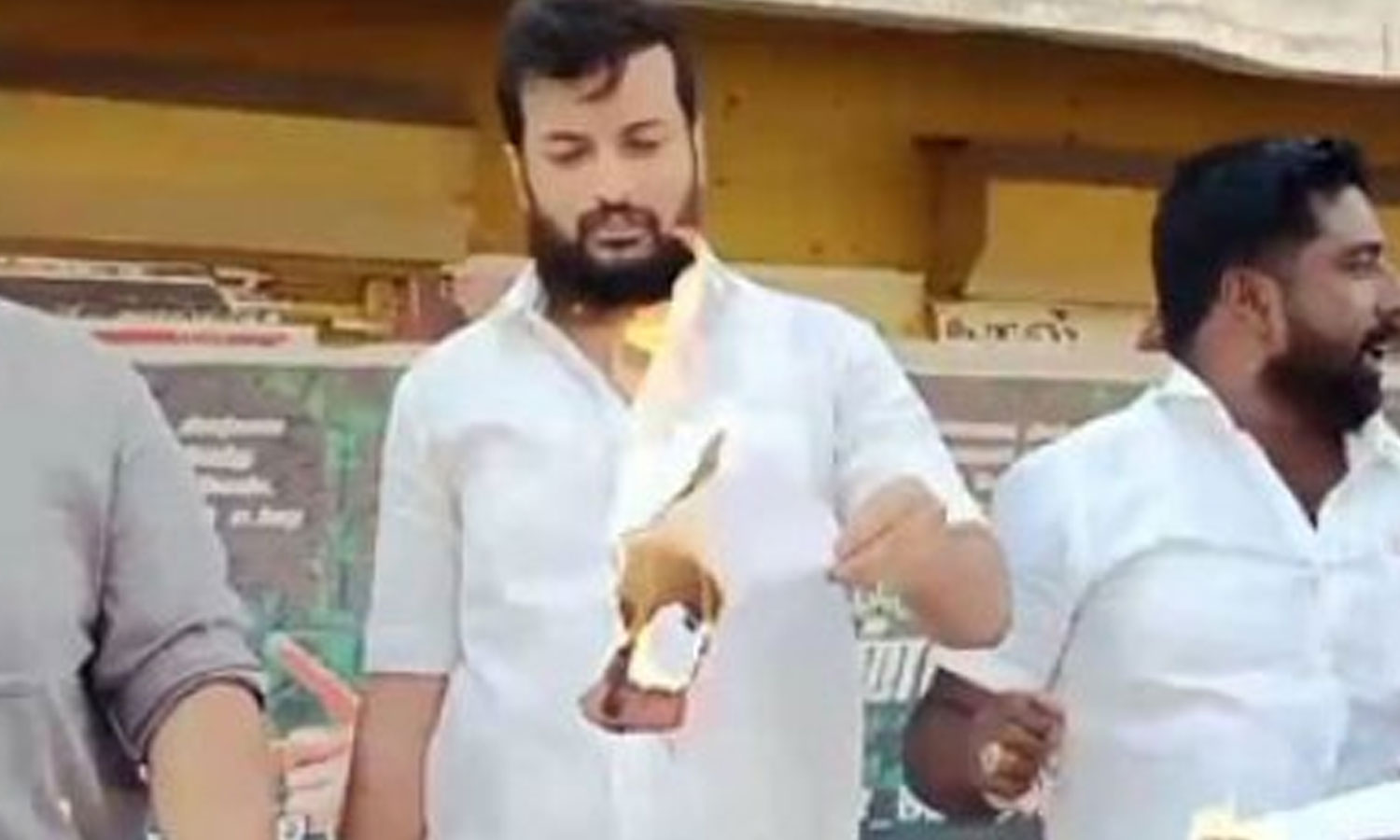 எடப்பாடி பழனிசாமி உருவபடம் எரிப்பு விவகாரம்- சஸ்பெண்டு செய்யப்பட்ட பா.ஜனதா நிர்வாகி மீண்டும் கட்சியில் சேர்ப்பு