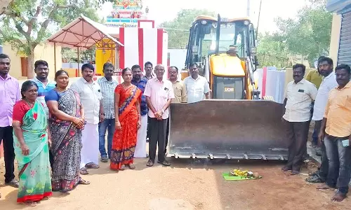 மணிநகர் -கந்தசாமிபுரம் இணைப்பு  புதிய சாலை பணிகள்