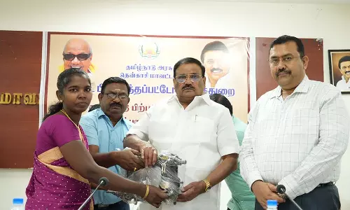 தென்காசியில்  பிற்படுத்தப்பட்டோர் பொருளாதார மேம்பாட்டு கழகத்தலைவர் ஆய்வு