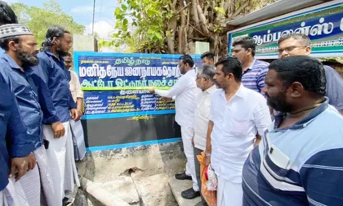 பொதுமக்களின் எதிர்ப்பை மீறி பஸ் நிலையம் அமைக்கும் பணி