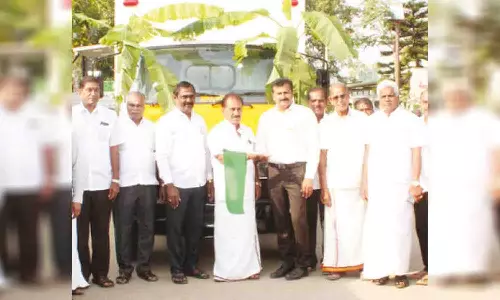 மங்கலம் ஊராட்சியில் நடமாடும் தகன மேடை