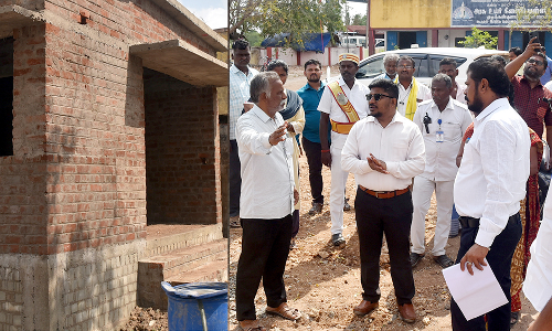 காரியாபட்டி யூனியனில் வளர்ச்சி பணிகள் ஆய்வு