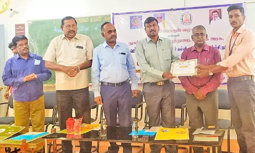 மாவட்ட அளவிலான பேச்சுப்போட்டியில் ஆதித்தனார் கல்லூரி மாணவர் சாதனை