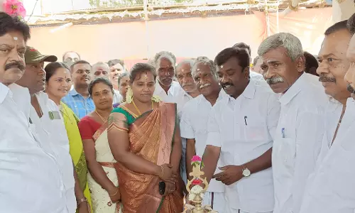 புதிய ரேஷன் கடையை எம்.எல்.ஏ. திறந்து வைத்தார்