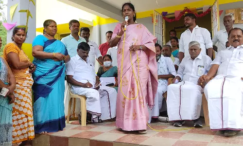 ஊராட்சிமன்ற புதிய கட்டிடங்களை திறந்து வைத்த எம்.எல்.ஏ.