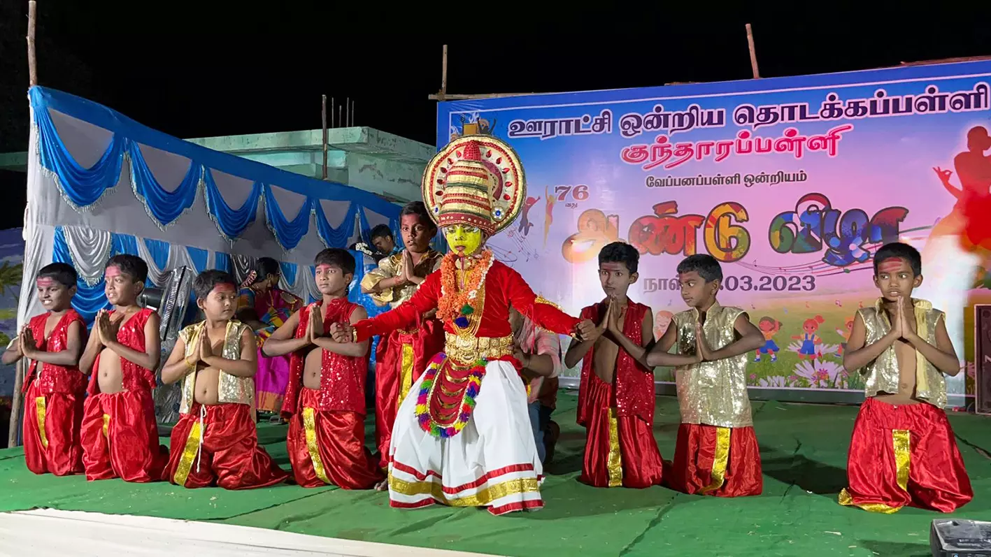 குந்தாரப்பள்ளி அரசு பள்ளியில் ஆண்டு விழா கொண்டாட்டம் குந்தாரப்பள்ளி அரசு பள்ளியில் ஆண்டு விழா கொண்டாட்டம்