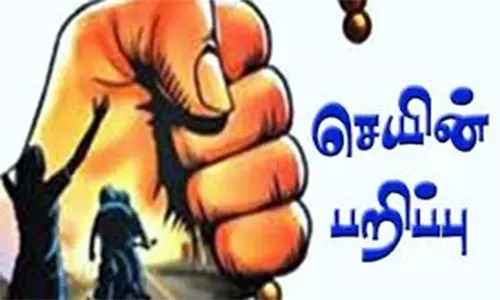 பெண்ணிடம் நகை பறித்த மந்திரவாதியை பிடிக்க கேமராக்கள் ஆய்வு