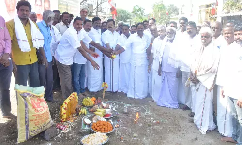 ரூ.82.51 லட்சம் மதிப்பில் திட்டப்பணிகளுக்கு பூமிபூஜை