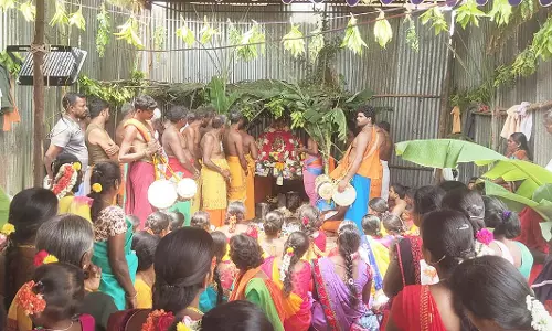 ஸ்ரீ படைவீட்டு அம்மன் சிலை கண் திறப்பு விழா