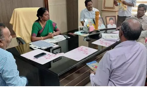 குடிநீர் விநியோகம் குறித்து புதுக்கோட்டையில் ஆய்வு