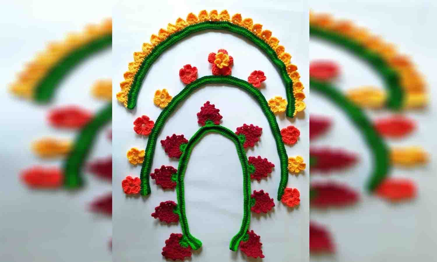 வெளிநாடுகளுக்கு ஏற்றுமதியாகும் உல்லன் தயாரிப்பு மாலைகள்- கற்றாழை நார் அலங்கார பொருட்கள்