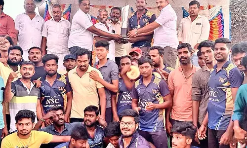 மாவட்ட அளவிலான கிரிக்கெட் போட்டி - நேதாஜி ஸ்போர்ட்ஸ் கிளப் அணிக்கு முதல் பரிசு