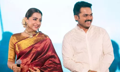 இளையபிராட்டி தரிசனம் கிடைக்குமா..? திரிஷாவை கலாய்த்த கார்த்தி