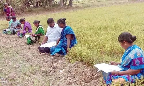 புதிய பாரதம் எழுத்தறிவு திட்டத்தில் படிப்பவர்களுக்கு தேர்வு
