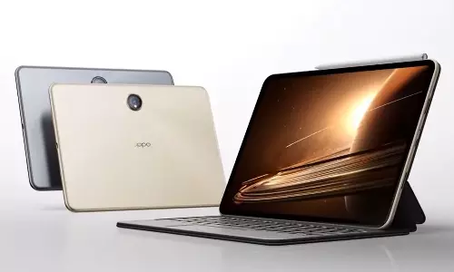 9510 எம்ஏஹெச் பேட்டரி, 67 வாட் சார்ஜிங் வசதியுடன் அறிமுகமான ஒப்போ டேப்லெட்