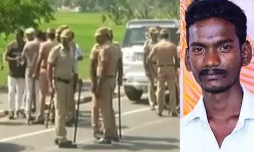 காதல் திருமணம் செய்த வாலிபர் வெட்டிக்கொலை... நீதிமன்றத்தில் சரண் அடைந்த மாமனார்