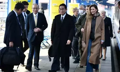 ஜப்பான் பிரதமர் புமியோ கிஷிடா திடீர் உக்ரைன் பயணம்... சீனா கடும் அதிருப்தி