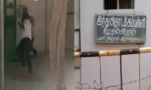 பள்ளிக்குள் புகுந்து ஆசிரியர்கள் மீது தாக்குதல் நடத்திய கும்பல் - தூத்துக்குடியில் பரபரப்பு