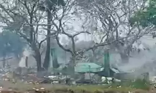 காஞ்சிபுரம் அருகே பட்டாசு குடோனில் பயங்கர வெடி விபத்து- உயிரிழந்தோர் எண்ணிக்கை 8 ஆக உயர்வு