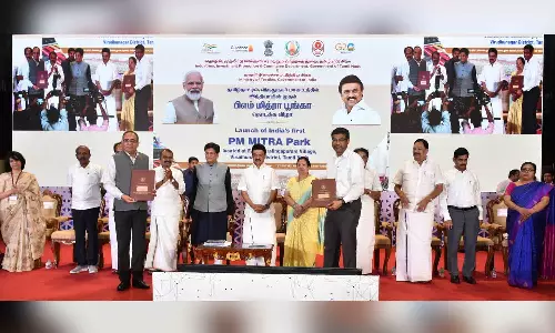 நாட்டின் முதல் பிஎம் மித்ரா ஜவுளி பூங்கா தொடக்க விழா: 11 புரிந்துணர்வு ஒப்பந்தம் கையெழுத்து
