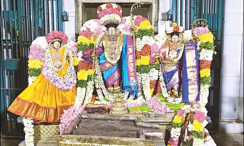 திருவந்திபுரம் தேவநாதசுவாமி கோவிலில் ராமநவமி உற்சவம் தொடங்கியது