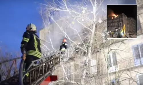 உக்ரைன் மீது ரஷியா டிரோன் தாக்குதல்- 10 பேர் பலி