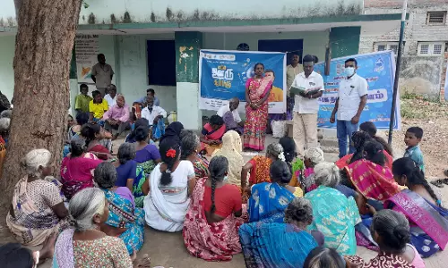 கிராம சபா கூட்டத்தை புறக்கணிக்க போவதாக கூறிய பொதுமக்கள்